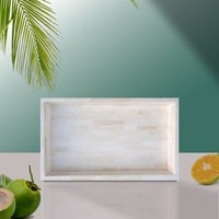Handmade Customized Bone Inlay Serving Tray