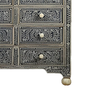 Bone Inlay Chest of 8 Drawers