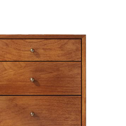 wooden bedside table with 3 drawers , best for home decor , unique bedside
