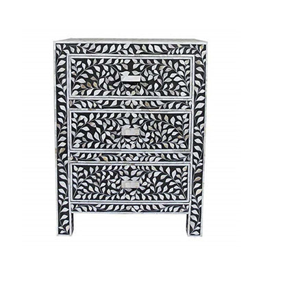 Handmade Customized Mother of Pearl Bedside Table