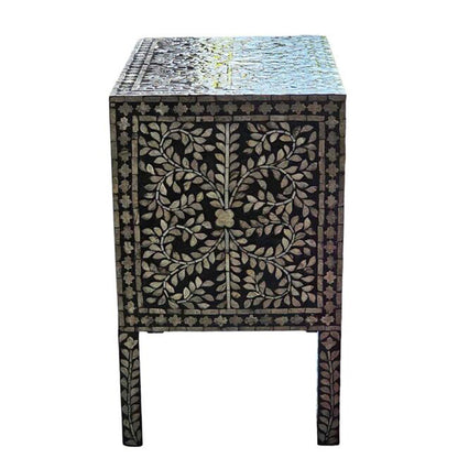 Modern kitchen lifestyle image with handcrafted bone inlay keepsake box