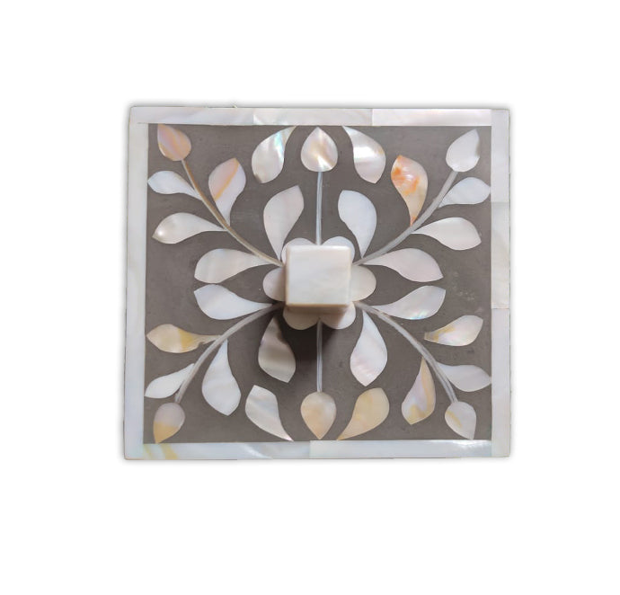 Beautifully Hand Crafted Mother Of Pearl Coaster Set Ready to Ship Perfect gift for loved ones