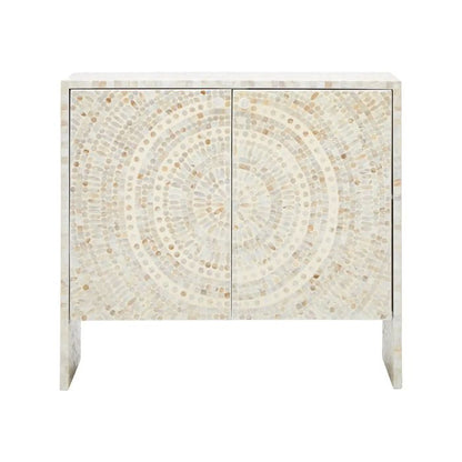 Customized Handmade Mother of Pearl Cabinet with Two Doors