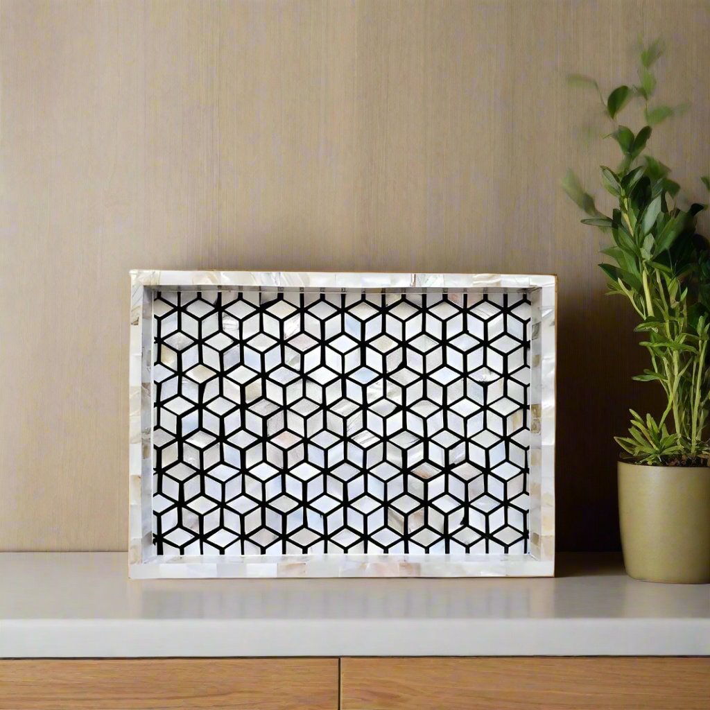 mother of pearl tray