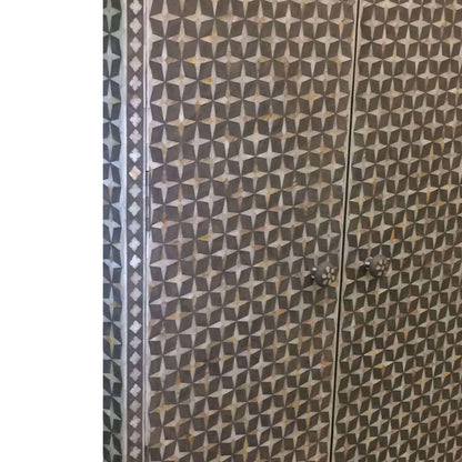 Mother Of Pearl Wardrobe - Star Eye  Pattern