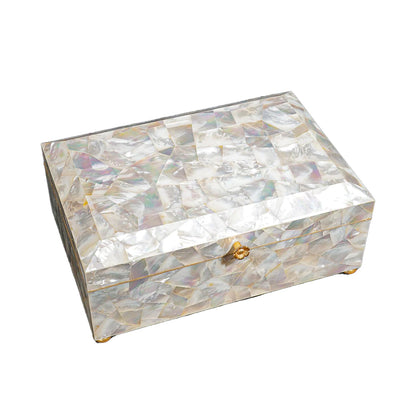 Handmade Mother Of Pearl Jewelry Box