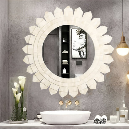 Beautiful Handmade  Bone Inlay Plane mirror frame with Complimentary Mirror