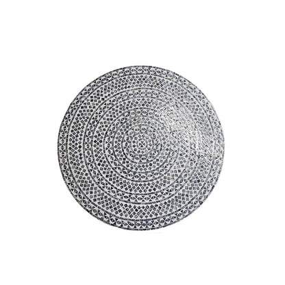 Luxury geometric Mother of Pearl inlay coffee table for contemporary interiors