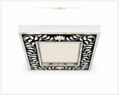 Elegant Mother of Pearl Picture Frame for Tabletop Home Decor