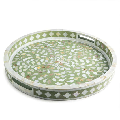 Olive green Mother of Pearl inlay