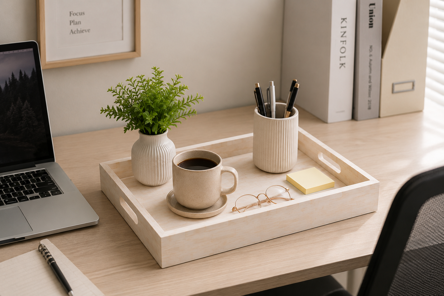 Handmade Customized Bone Inlay Decorative Serving Tray
