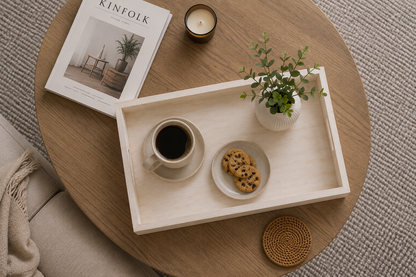 Handmade Customized Bone Inlay Decorative Serving Tray