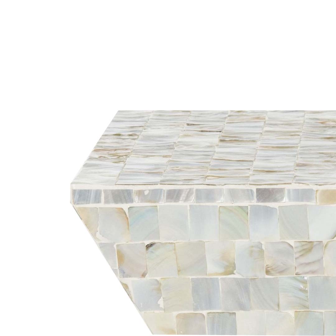 Handmade Mother of Pearl Stool