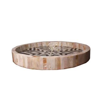 Handmade Customized Mother of Pearl Inlay Serving Tray | Luxury Vanity Trays