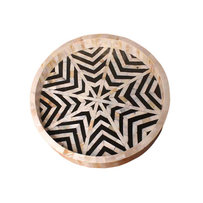 Handmade Customized Mother of Pearl Inlay Serving Tray | Luxury Vanity Trays