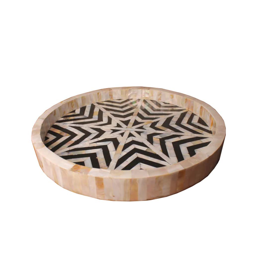 Handmade Customized Mother of Pearl Serving Tray