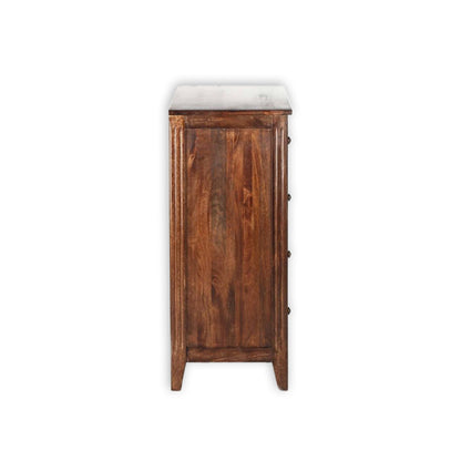 Classic  5-Drawer Wooden Chest / Timeless Storage Solution