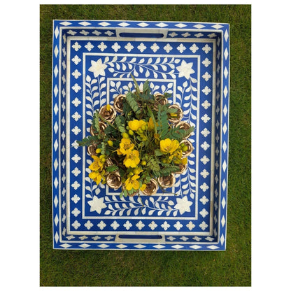 Handmade Bone Inlay Customized Serving Tray
