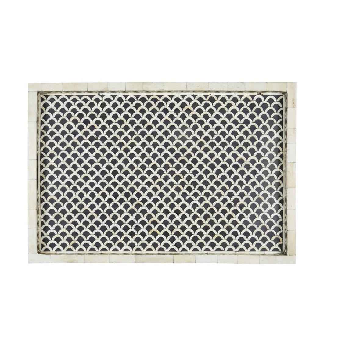 Handmade Customized Bone Inlay Serving Tray – Bone Inlay Arts