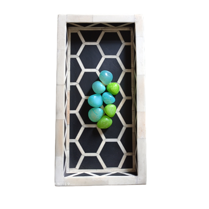 Floral Bone Inlay Tray