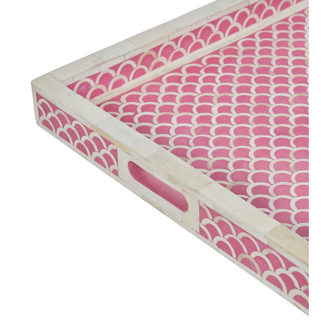 Handmade Customized Bone Inlay  Serving Tray
