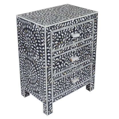 Handmade Customized Mother of Pearl Bedside Table