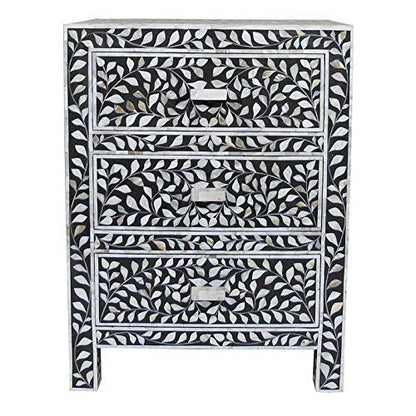 Handmade Customized Mother of Pearl Bedside Table