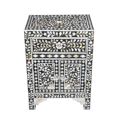 Handmade Customized Mother of Pearl Bedside Table