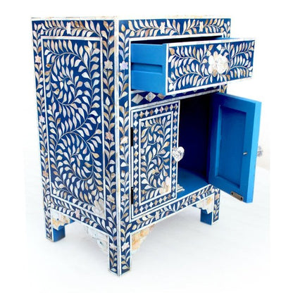 Handmade Customized Mother of Pearl Bedside Table