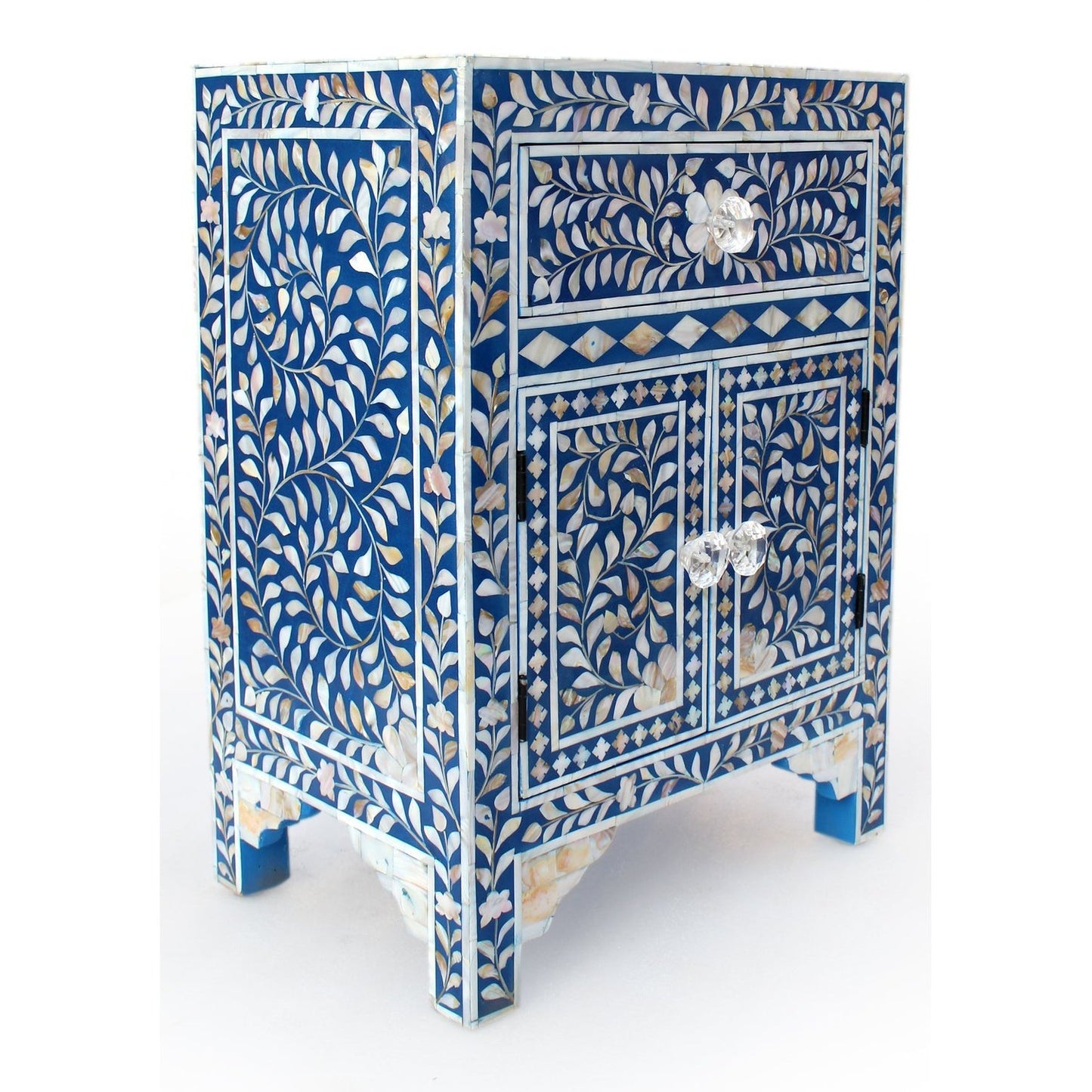Handmade Customized Mother of Pearl Bedside Table