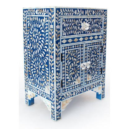 Handmade Customized Mother of Pearl Bedside Table
