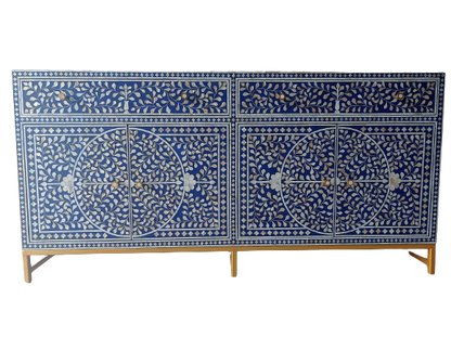 Handmade Customized Mother of Pearl Chest of 2 Drawer