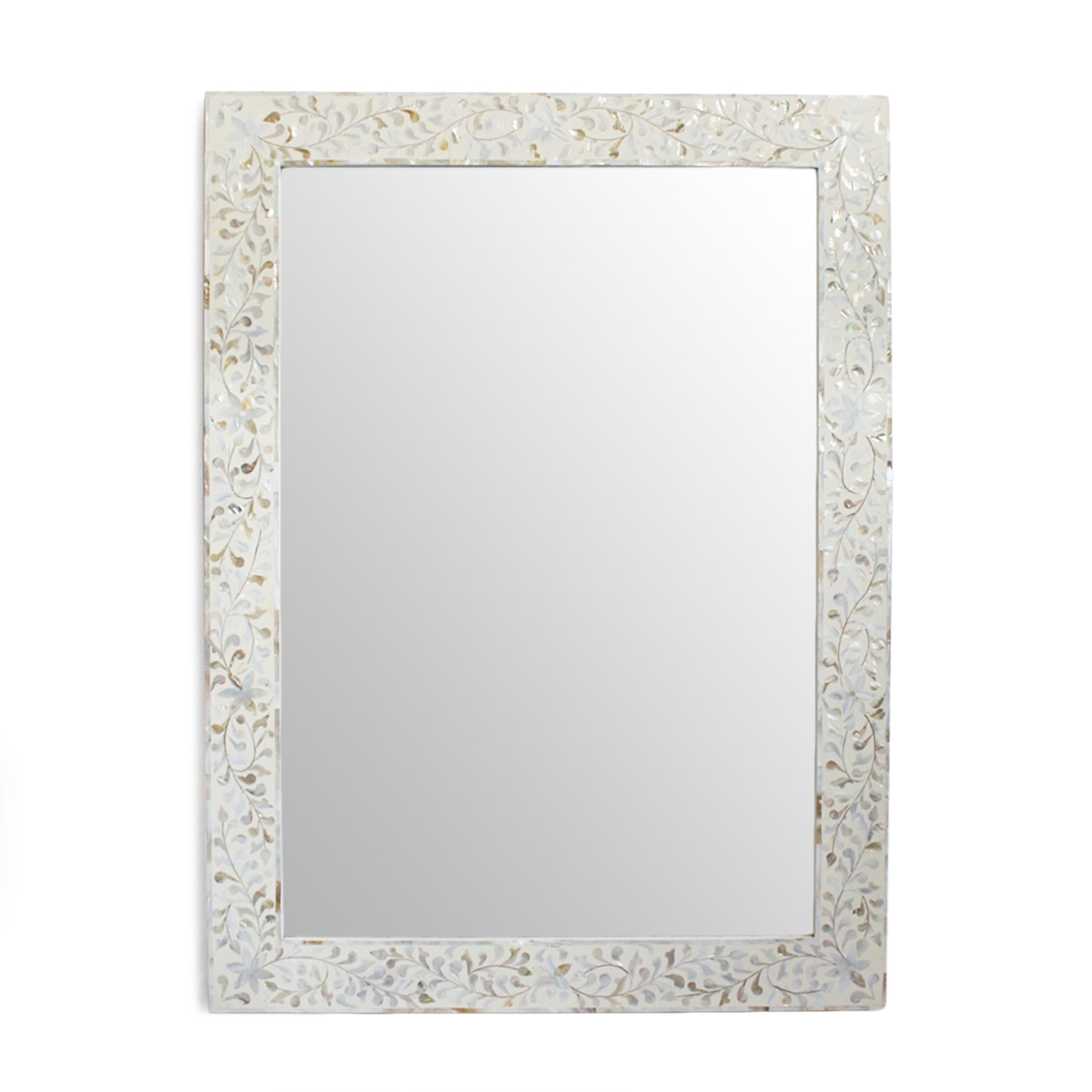 Handmade Customized  Mother of Pearl Rectangular Mirror Frame