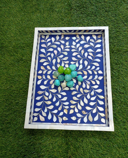 Handmade Customized Mother of Pearl Serving Tray